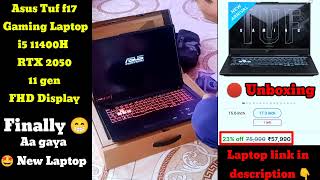 ASUS TUF F17 GAMING LAPTOP 🤩  NEW GAMING LAPTOP UNBOXING  laptop viralvideo unboxing gaming [upl. by Diandra]