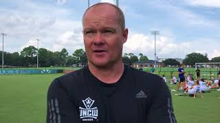 Coach Paul Cairney Postgame Interview Dayton Aug 20 2017 [upl. by Nakeber]