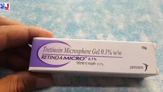 Retino A Micro 01Gel  Tretinoin 01Microsphere Gel  Retino A Micro 01Gel uses Review Hindi [upl. by Pradeep]