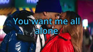 Chris Brown Undecided Lyrics [upl. by Maillil]