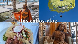 LOS CABOS MEXICO VLOG  LUXURY RESORT PARASAILING SUNSET CRUISE  THE ALMA CHRONICLE [upl. by Dong]