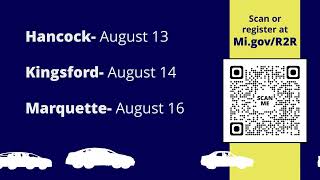 Drivers license restoration clinics coming to Hancock Kingsford and Marquette in August [upl. by Ronna]