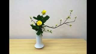 Ikebana arrangements by my students in Japan Ohara School of Ikebana [upl. by Farnham800]