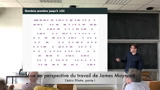 Journées CPGE – ÉNS  autour des travaux de James Maynard I [upl. by Oech872]