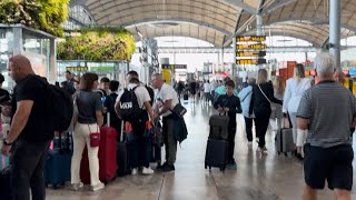 Alicante AIRPORT 20th MAY summer is underway [upl. by Herson]