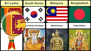 Gods From Different Countries  Side By Side [upl. by Erastatus498]