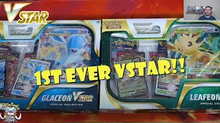 Opening BOTH the new VSTAR Collections Leafeon amp Glaceon 1st Ever VSTAR Pokémon TCG Opening [upl. by Oicapot]