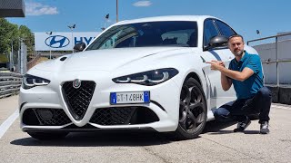 PRUEBA del Alfa Romeo Giulia Quadrifoglio Super Sport  Opiniones y review en Español [upl. by Sato]