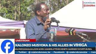 Kalonzo Musyokas Speech In Luanda During Burial Ceremony Of Kenneth Marendes Father FULL SPEECH [upl. by Snej]