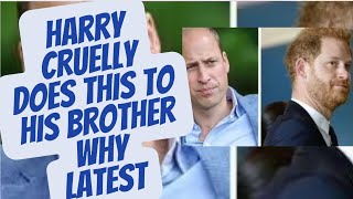 WILLIAM HAS CLEARLY HAD ENOUGH NOW OF HARRY  LATEST NEWS royal meghan meghanandharry [upl. by Anyad]