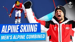 Alpine Skiing  Mens Alpine Combined  Full Replay  Beijing2022 [upl. by Orpah]