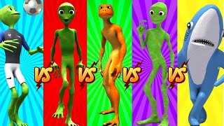 DANCE CHALLENGE DAME TU COSITA vs Patila vs El Taiger Me Kemaste vs shark Alien Green [upl. by Ander]