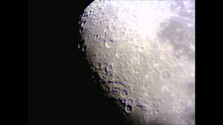 Moon with Meade StarNavigator 102mm Refractor Telescope [upl. by Jerroll]