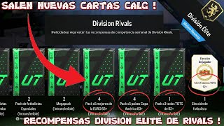 ASI SON LAS NUEVAS RECOMPENSAS ELITE DE DIVISION RIVALS EN FC 24   SALEN CARTAS CALG [upl. by Malynda]