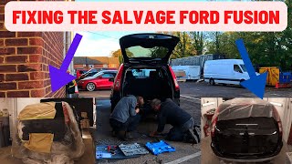 FIXING A SALVAGE FORD [upl. by Attenahs]