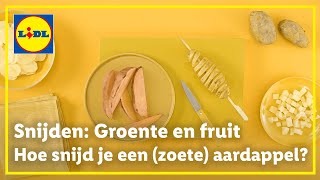 Hoe snij je een zoete aardappel 🥔 [upl. by Absalom]