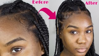 HOW TO Refresh Old Knotless Braids To Look NEW Again   Braids Maintenance  Protective Styles [upl. by Eimmaj]