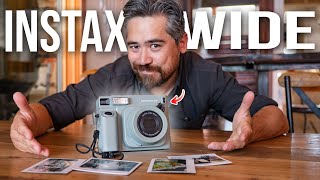 Instant Film Meets Analog Video Fujifilm Instax Wide 400 Review [upl. by Eeroc]