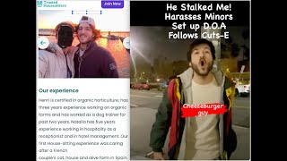 PSYCHO CHEESE BURGER STALKER GUY SETS UP DOA amp CHASES A MINOR [upl. by Romonda431]