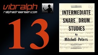 Vibralph  Intermediate snare drum studies Study 9 [upl. by Tera214]