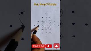 Easy Rangoli Designsrangolikolammuggulutrendingtraditionalyt shorts1000subscriber1million [upl. by Emmaline]