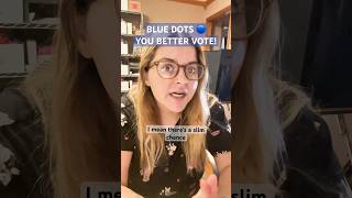 Blue dots in red states please go vote Your vote does matter shorts bluedot kamalaharris vote [upl. by Nivad]