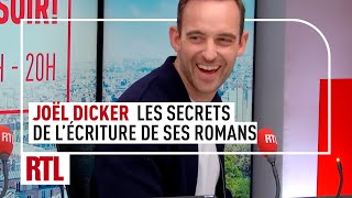 quotQuand je commence à écrire je ne connais pas la finquot  Joël Dicker dans RTL Bonsoir [upl. by Hallett]