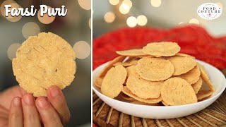 Farsi Puri  Tea Time Snack Recipe  Chetna Patel Recipes [upl. by Gottlieb]