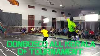 AKHIL amp SUDHIN Vs RUSHAL amp GOKUL  ERNAKULAM DONBOSCO ALL KERALA D BADMINTON TOURNAMENT [upl. by Nylidam]