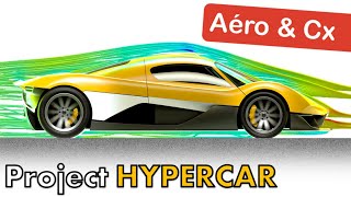 Mon HYPERCAR en SOUFFLERIE  Aérodynamisme simulation Hypercar project 16 [upl. by Salta874]