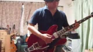 me playing suede obsessions guitar full ver [upl. by Arracahs]