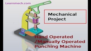 Hand Operated Or Manually Operated Punching Machine [upl. by Jarus]