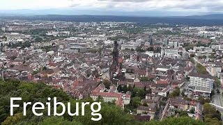 GERMANY Freiburg city amp Schlossberg observation tower [upl. by Colton]