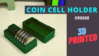 3D printed Coin Cell Holder CR2032 shorts [upl. by Toscano]