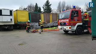 Brand in HochdorfAssenheim unter Kontrolle [upl. by Bone]