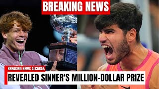 BREAKING SINNERS IMPACTFUL VICTORY against ALCARAZ in the BEST PAID MATCH IN HISTORY [upl. by Robaina]