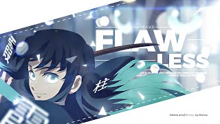 Flawless  Muichiro Tokito Demon Slayer S4  AMVEdit 4K [upl. by Calendre]