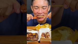 Overload Mang Inasal mukbang shortvideo asmr [upl. by Ellard971]