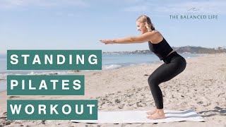 All Standing Pilates Workout [upl. by Alleuqcaj600]