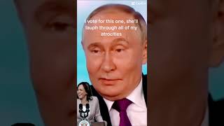 That look Putin has when he sees a prey Путин kamalaharris trump interview election comedy [upl. by Kcorb96]