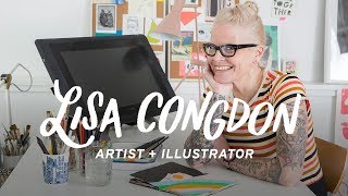 Behind the Art The Path to Becoming A Working Artist with Lisa Congdon  CreativeLive [upl. by Akcired]