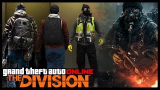 GTA 5 Online quotTHE DIVISIONquot THEMED FASHION FRIDAY Agents Cleaners Rikers amp More [upl. by Nuahsor]