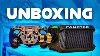 MY NEW WHEEL  Fanatec F1 Wheel DD1 Unboxing [upl. by Cecelia448]