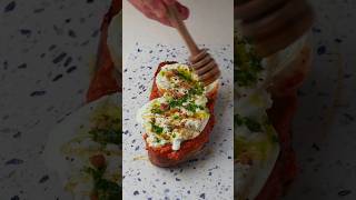 Roasted Red Pepper amp Burrata Toast [upl. by Artapoelc451]