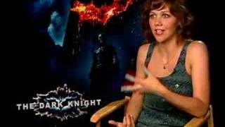 Spoiler Alert Maggie Gyllenhaal interview The Dark Knight [upl. by Fleisig]