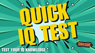 Quick IQ test 🧠📚  how smart are you   iqtest iq generalknowledgequiz quiz quiztime [upl. by Yesteb]