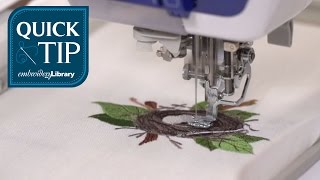 Quick Tip Embroidering Complex Designs [upl. by Gretchen]