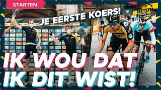 HOE START JE MET WEDSTRIJD WIELRENNEN  Tietema Cycling Academy [upl. by Acirej47]