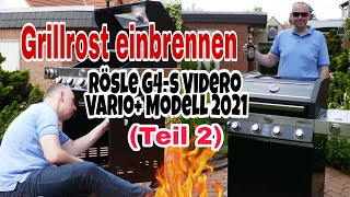 Unboxing amp Aufbau Rösle Gasgrill BBQStation Videro G4S VARIO schwarz  Modell 2021  Gasgrill [upl. by Kealey760]