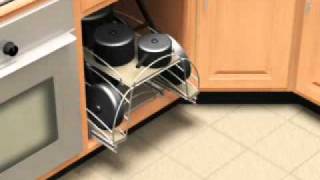 KV SlideOut Pot and Pan Caddy [upl. by Ecnahc832]